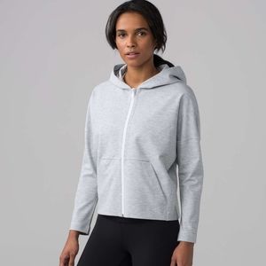 Lululemon 12 Minimal Hoodie Heathered Power Grey